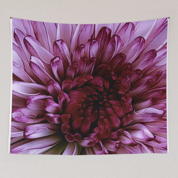 Artikelvorschau, Abstrakte gemalte Chrysanthemen-Blume entworfen und verkauft von HappyLifeCreate.