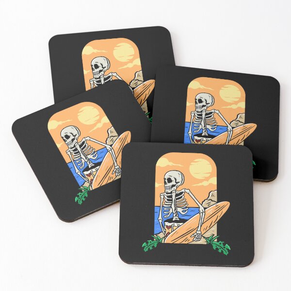 Item preview,  Surfing Skeleton  designed and sold by PotluckPrints.