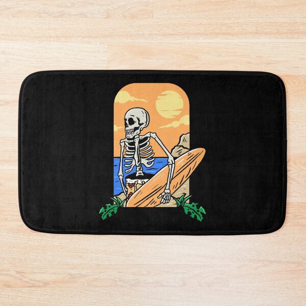 Item preview,  Surfing Skeleton  designed and sold by PotluckPrints.