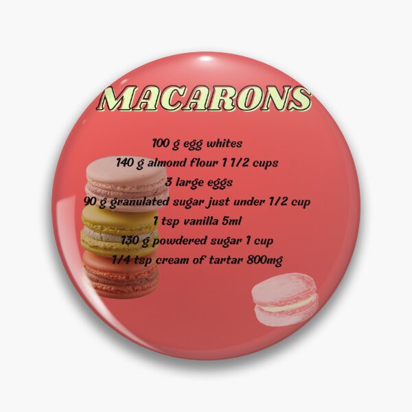 Item preview,  Macarons ingredients for foodie lovers designed and sold by chrysaioann.
