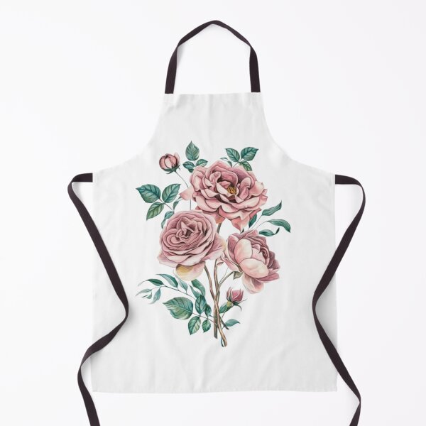 Item preview, Painted Pink Stem Roses designed and sold by HappyLifeCreate.