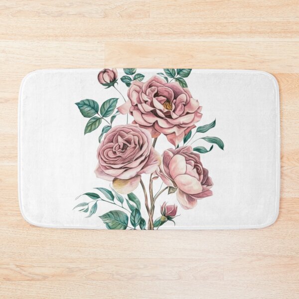 Item preview, Painted Pink Stem Roses designed and sold by HappyLifeCreate.