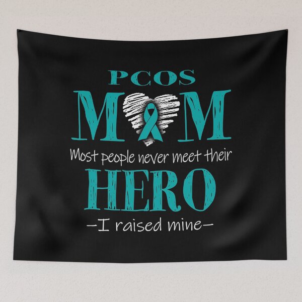 Item preview, Proud PCOS Mom HERO I Raised Mine designed and sold by Mnrshirley.