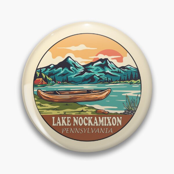 Item preview, Lake Nockamixon Pennsylvania | Boating | Fishing designed and sold by KrisSidDesigns.