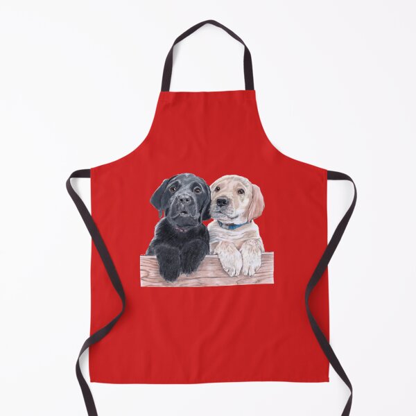 Item preview, Two Labrador pups - one tan, one black designed and sold by daveand65.
