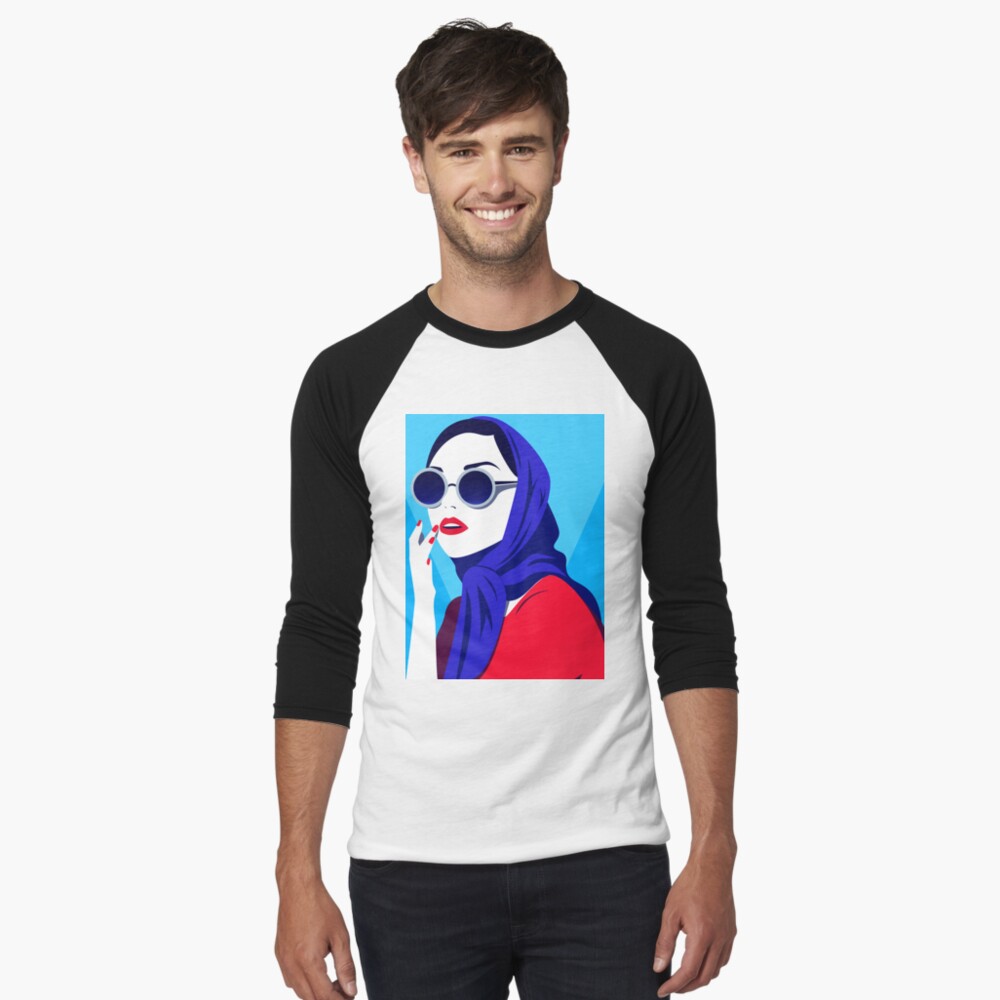 Item preview, Baseball ¾ Sleeve T-Shirt designed and sold by djspacegr.