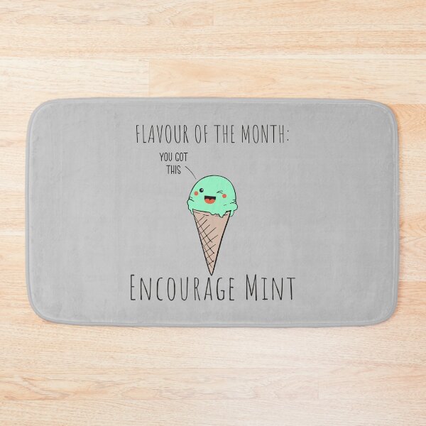 Item preview, Encourage Mint Ice Cream Pun designed and sold by KGoPrintables.