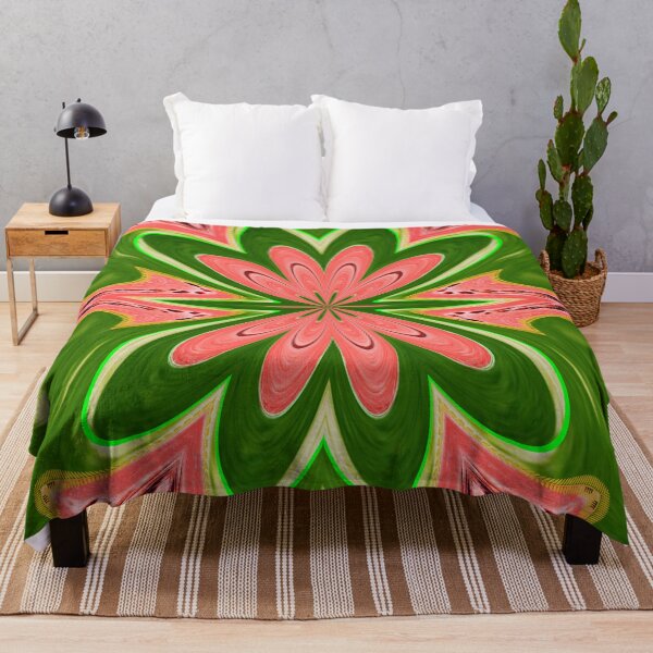 Item preview, ABSTRACT PAINTING WATERMELON GEOMETRIC ART FANTASY. designed and sold by Ralek.