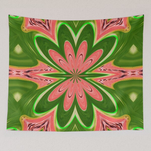 Item preview, ABSTRACT PAINTING WATERMELON GEOMETRIC ART FANTASY. designed and sold by Ralek.
