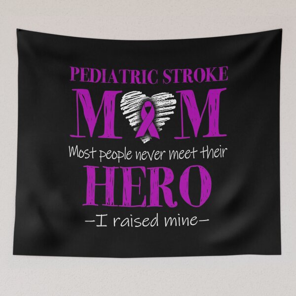Item preview, Proud Pediatric Stroke Mom HERO I Raised Mine designed and sold by Mnrshirley.