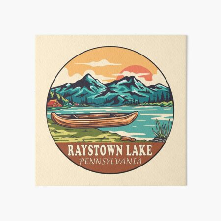 Raystown Lake Pennsylvania, Boating, Fishing Art Board Print for Sale by  KrisSidDesigns