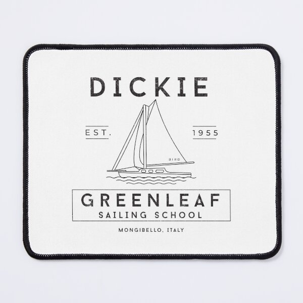 Item preview, Dickie Greenleaf Sailing School - modern vintage logo designed and sold by Primotees.