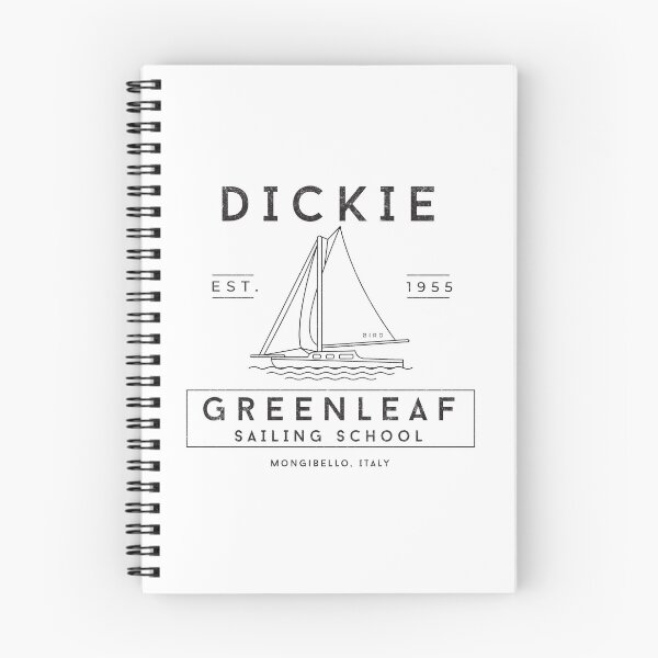 Item preview, Dickie Greenleaf Sailing School - modern vintage logo designed and sold by Primotees.
