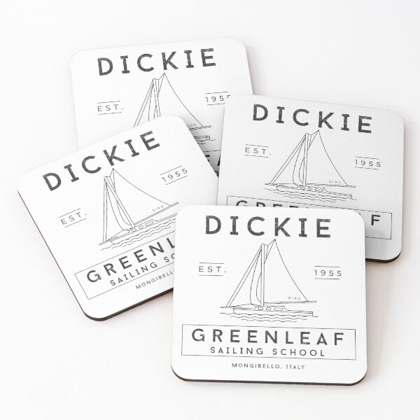 Item preview, Dickie Greenleaf Sailing School - modern vintage logo designed and sold by Primotees.