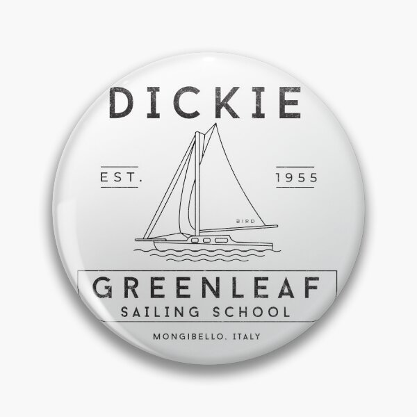Artikelvorschau, Dickie Greenleaf Sailing School – modernes Vintage-Logo entworfen und verkauft von Primotees.