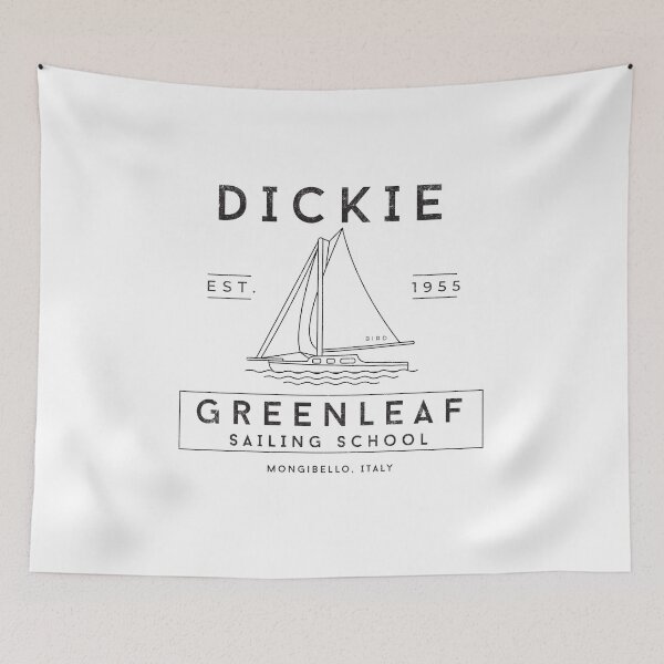 Item preview, Dickie Greenleaf Sailing School - modern vintage logo designed and sold by Primotees.