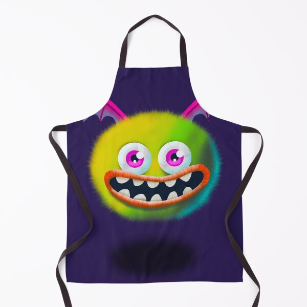 Item preview, Colorful Green and Yellow Flying Monster Face designed and sold by yunuzdemirtas.