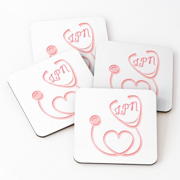 Item preview, Copy of with love and a stethoscope - LPN designed and sold by vkdavidson.