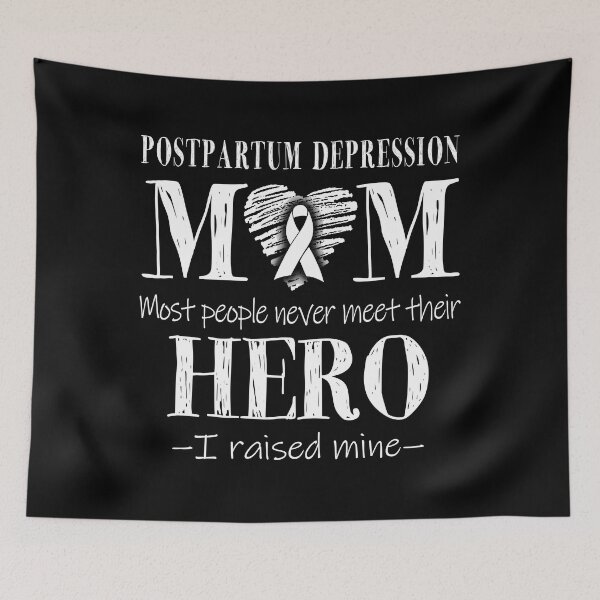 Item preview, Proud Postpartum Depression Mom HERO I Raised Mine designed and sold by Mnrshirley.