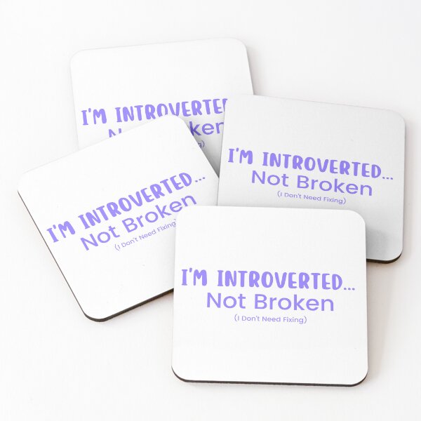 Item preview,  I'm Introverted Not Broken  | Introvert  | Positive Quote  | Introverts | Introvert | Funny Introvert designed and sold by Alexa5454.