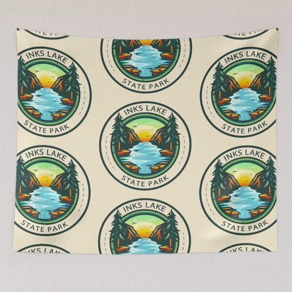 Item preview, Inks Lake State Park Texas Badge designed and sold by KrisSidDesigns.