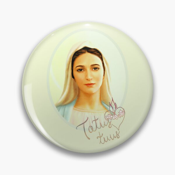 Item preview, Virgin Mary, Majka Marija  Our Lady of Medjugorje Totus Tuus designed and sold by AMDG Line.