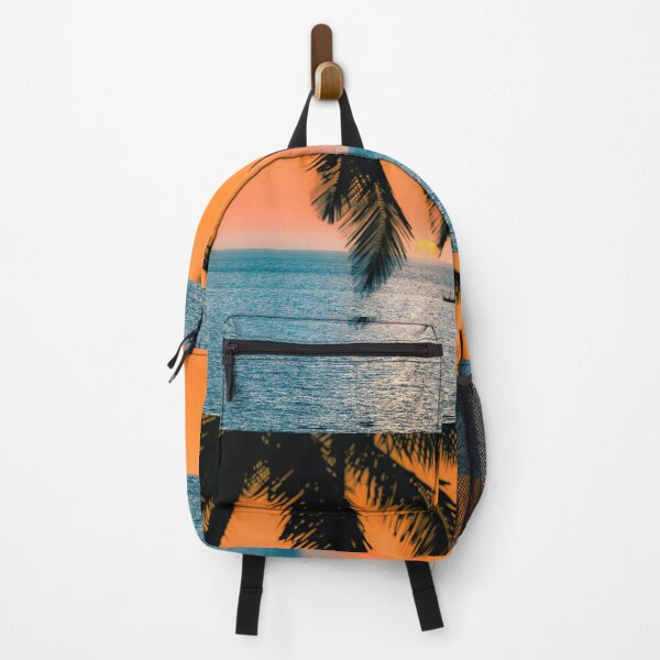Item preview, Tropical Ocean Sunset Palm Trees designed and sold by newburyboutique.