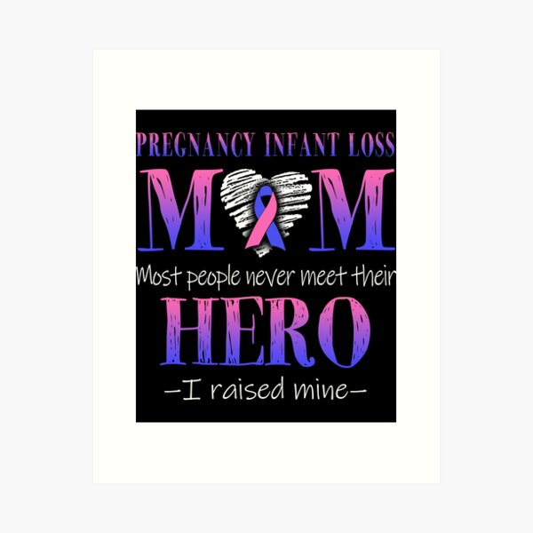 Item preview, Proud Pregnancy Infant Loss Mom HERO I Raised Mine designed and sold by Mnrshirley.