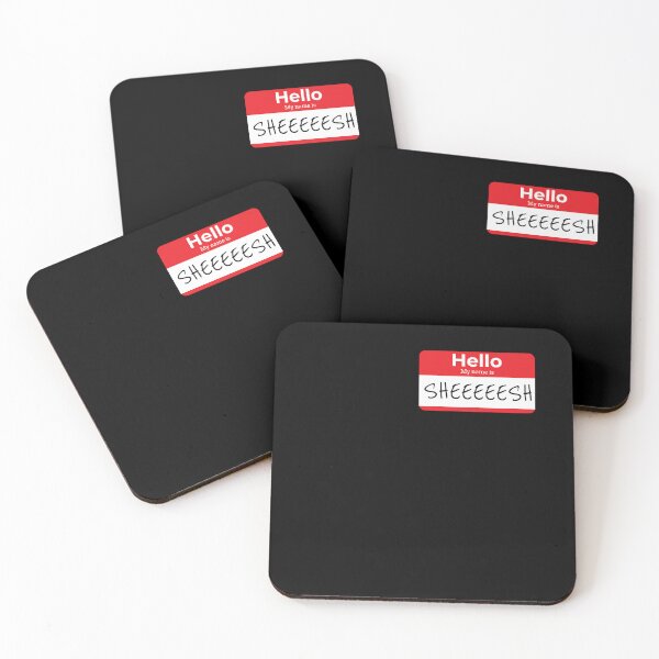 Item preview, Sheesh Sheeesh Sheeeesh Name Tag designed and sold by RedQuality.
