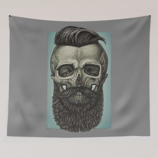 Item preview, hipster-skull designed and sold by KarlKuznetsov.