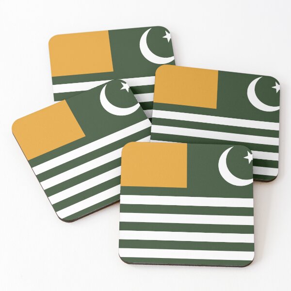 Item preview, Jammu Kashmir Flag Sticker Cushion Pillow designed and sold by Asif Ansari.