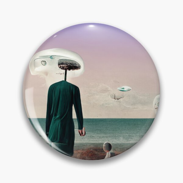 Item preview, Surreal art - space head designed and sold by ontano.