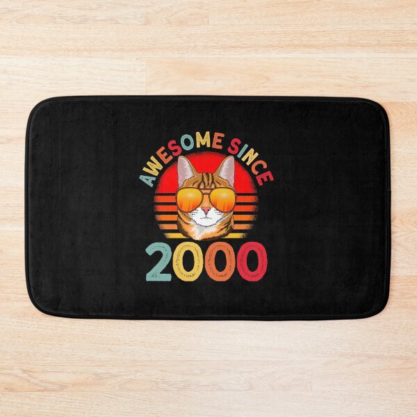 Item preview, Awesome since 2000 Cat vintage 20th Birthday designed and sold by Ibu83.