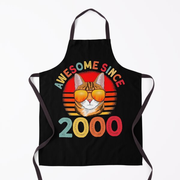 Item preview, Awesome since 2000 Cat vintage 20th Birthday designed and sold by Ibu83.