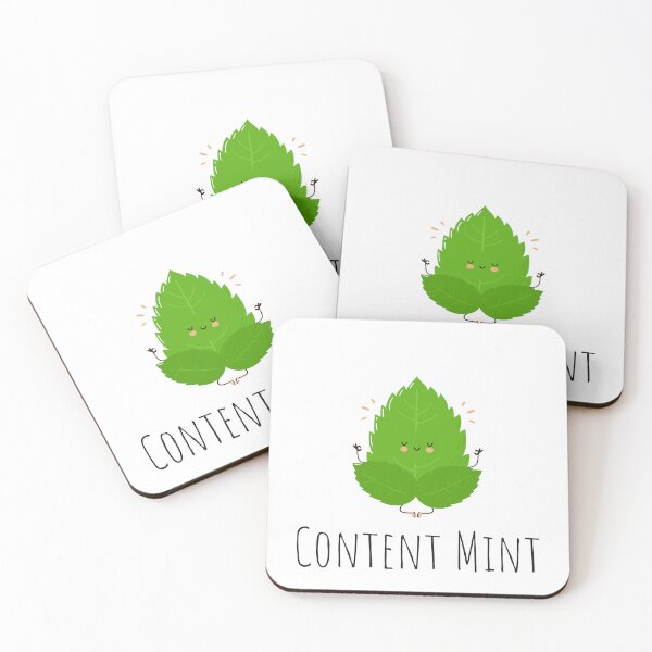 Item preview, Content Mint Pun designed and sold by KGoPrintables.