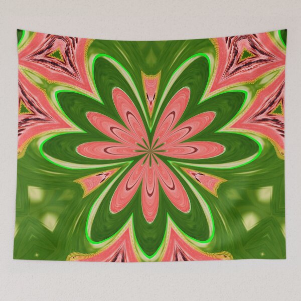 Item preview, ABSTRACT PAINTING WATERMELON GEOMETRIC ART FANTASY. designed and sold by Ralek.
