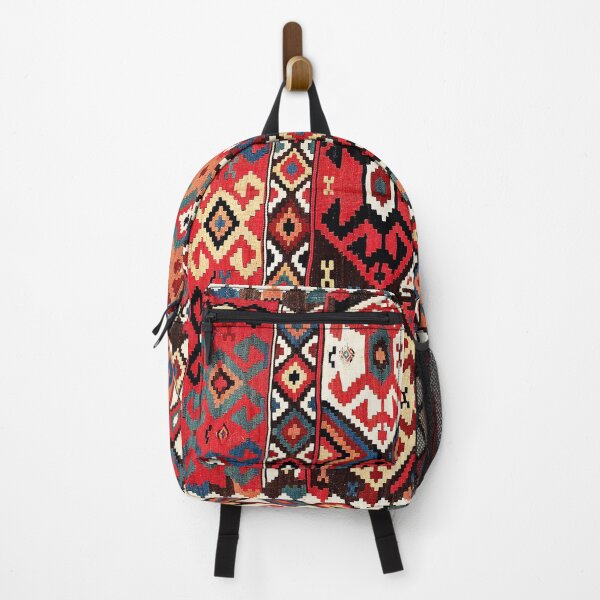 Item preview, Azeri Azerbaijan South Caucasus Kilim Print designed and sold by Vicky Brago-Mitchell®.