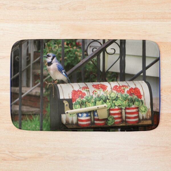 Item preview, Bird - Blue Jay - Waiting for the mail designed and sold by Mike Savad Photography.
