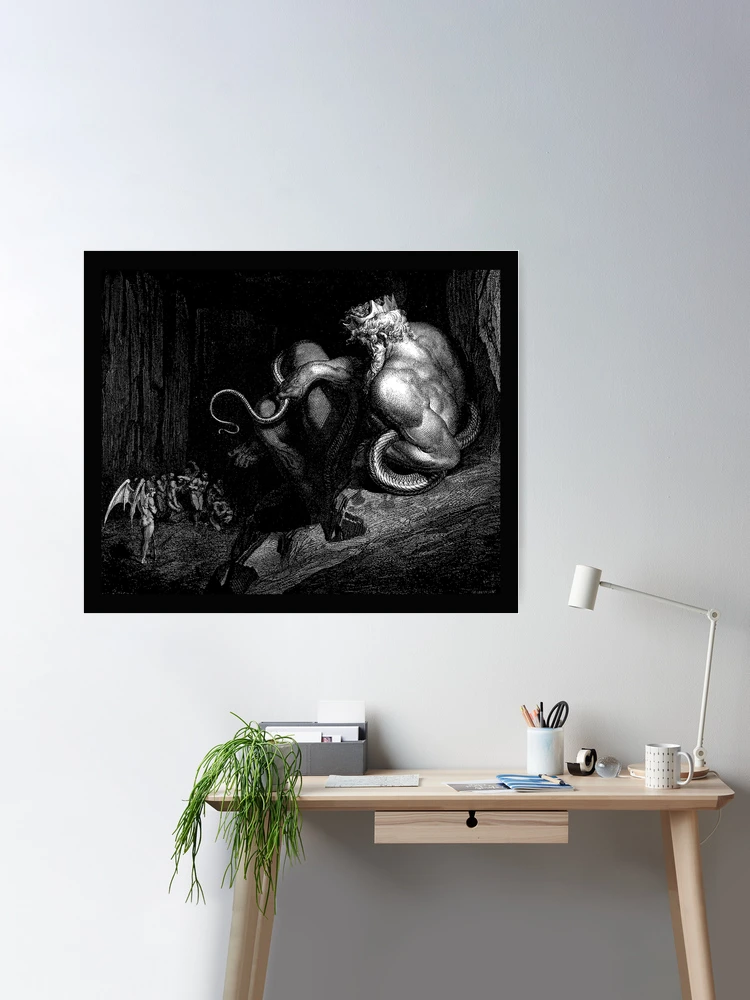 Engraving For Inferno By Dante Alighieri, Canto IX, Line 46 Wall Art,  Canvas Prints, Framed Prints, Wall Peels