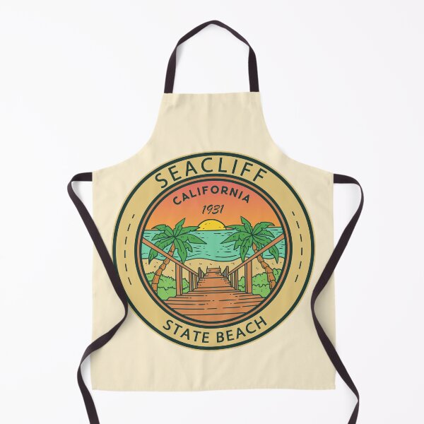 Item preview, Seacliff State Beach California Circle Badge designed and sold by KrisSidDesigns.