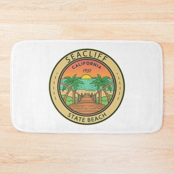 Item preview, Seacliff State Beach California Circle Badge designed and sold by KrisSidDesigns.