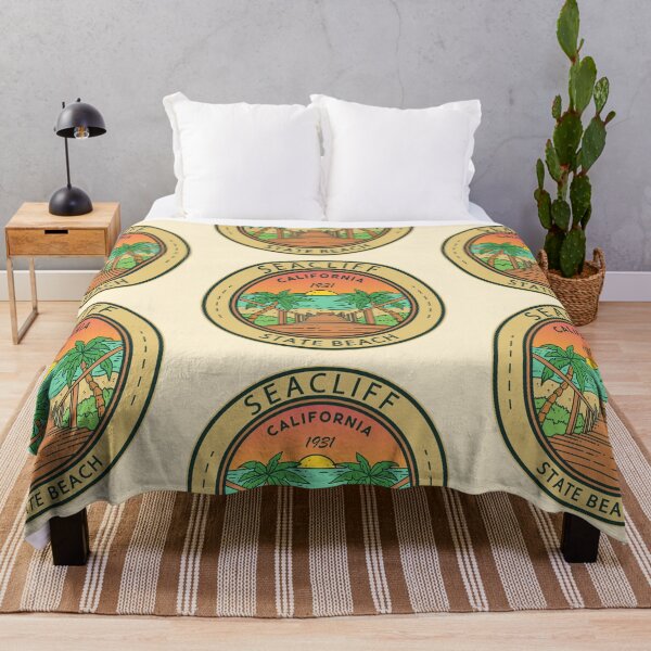 Item preview, Seacliff State Beach California Circle Badge designed and sold by KrisSidDesigns.