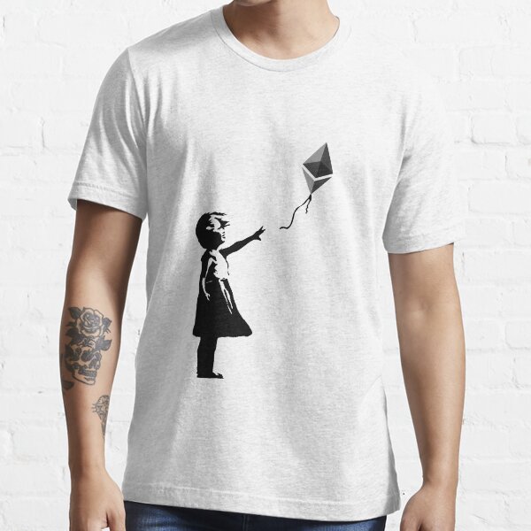 Ethereum Balloon Girl - Banksy liebt Bitcoin-Serie (ORIGINAL-Design) Essential T-Shirt
