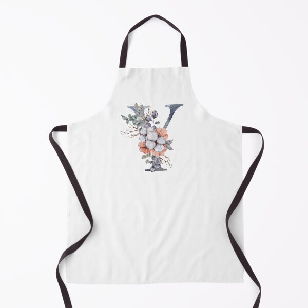Item preview, Watercolor floral Christmas Y letter wedding monogram print designed and sold by tiana-geo.