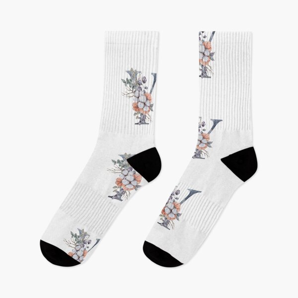 Artikelvorschau, Aquarell Blumen Weihnachten Y Brief Hochzeit Monogramm Druck entworfen und verkauft von tiana-geo.