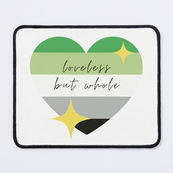 Item preview, Loveless But Whole | Loveless Aro Sparkly Heart designed and sold by seraphmars.