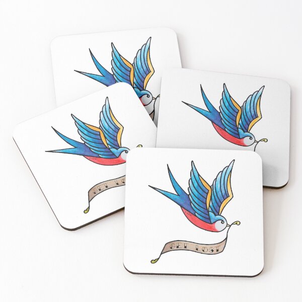 Item preview, Get lost swallow tattoo designed and sold by emeteneme.