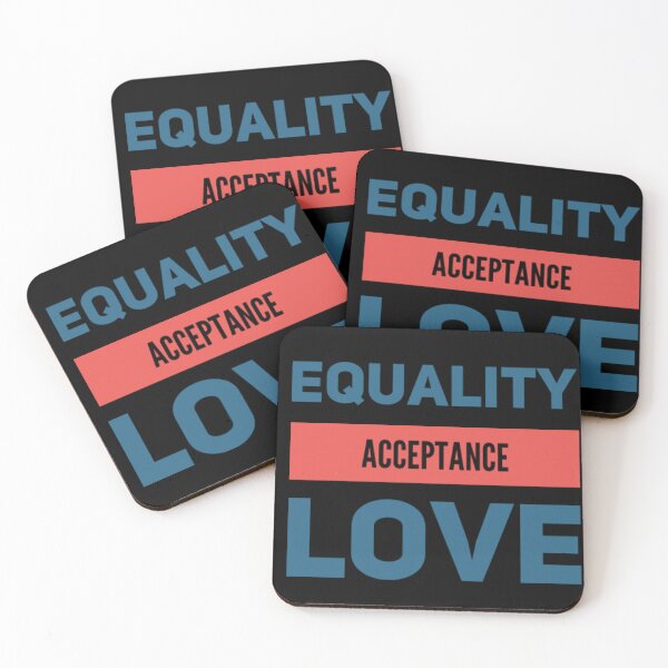 Item preview, Equality Acceptance Love designed and sold by JOY STORE 45.