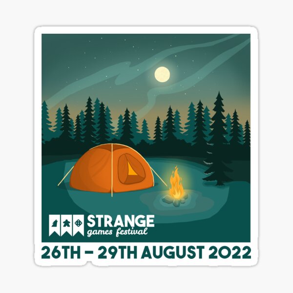 Strange Games Festival 2022 - Art (dark) Sticker