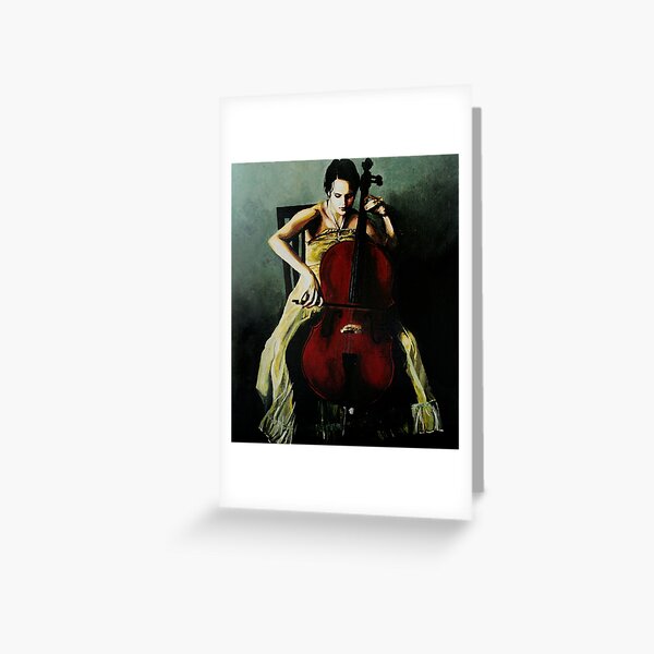 Cello Greeting Card